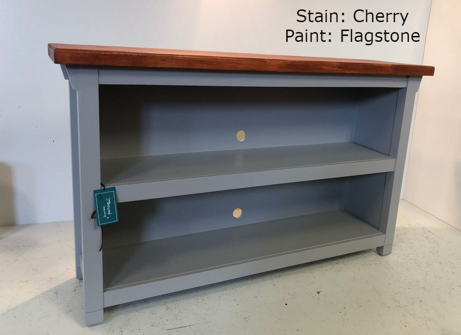 Enclosed Sides Two Shelf Bench