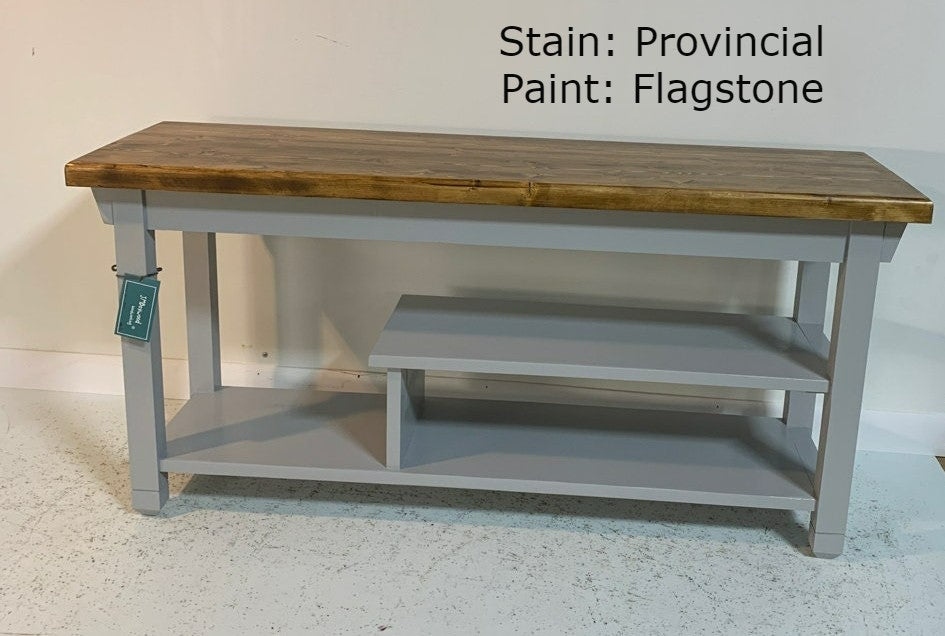 2/3 Shelf Storage Top Bench