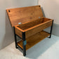 Storage Bench with Steel Legs