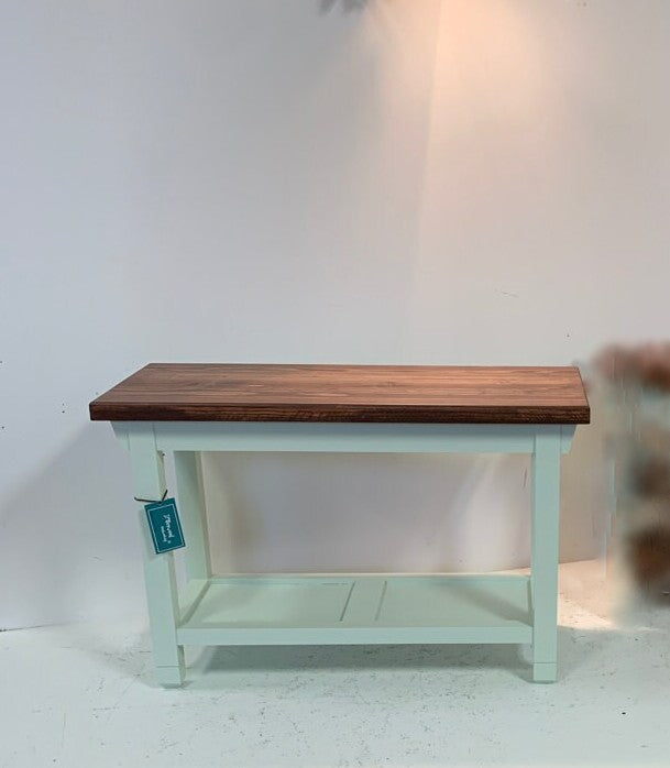 Classic Bench with Tray Shelf