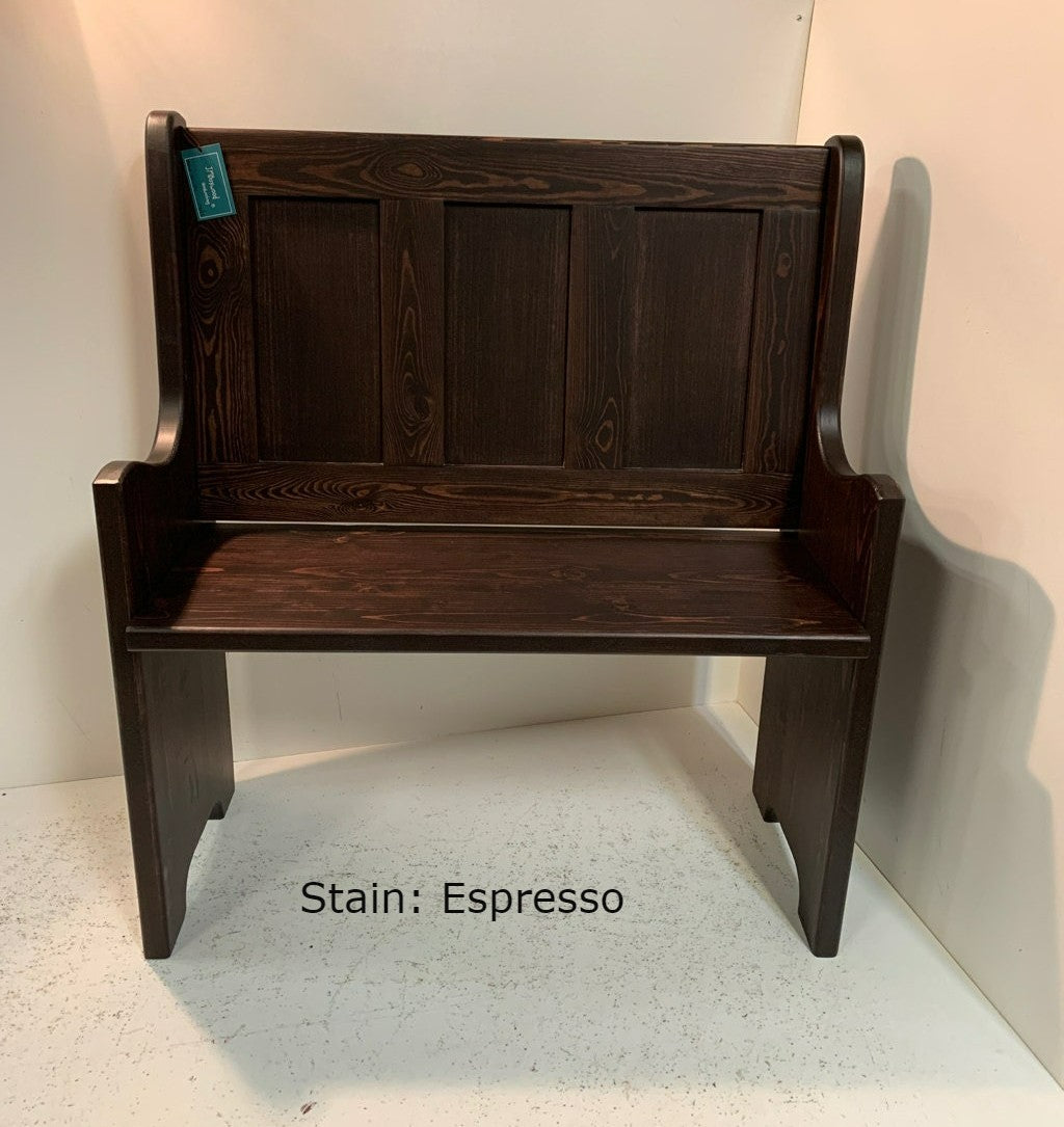 48" Shaker Style Pew Bench