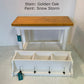 Bench with Tray Shelf & Coat Rack Cubbie Set
