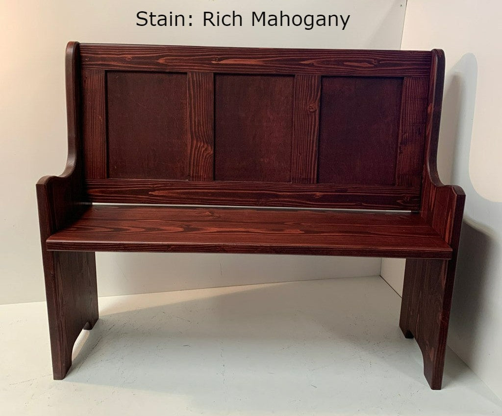 Shaker Style Pew Bench